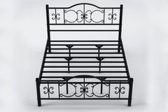 Pero Metalen Bedframe, 140x200 cm, Zwart