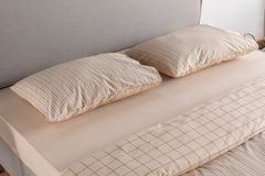 Luna Urban Reversible Ranforce Duvet Cover Set, Double Size, Beige