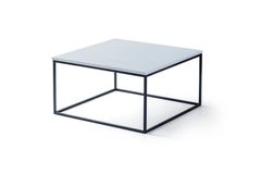 Milwaukee Coffee Table, White & Black