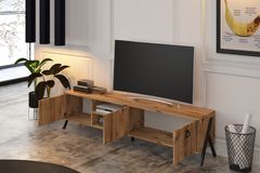 Yanke TV-Meubel met Rekken, 180 cm, Walnoot
