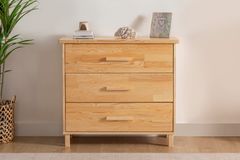 Ranch Houten Ladekast met 3 Lades