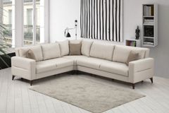 Kristal Hoekbank, Beige