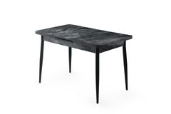Maand Tafel, Stoel en Bank Set, Grijs & Zwart, 120X70