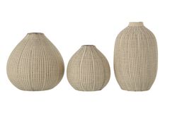 Warm Design Boniface Vazen Set, 3-delig, Bruin