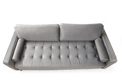 Rome Two Seater Sofa, Steel Grey