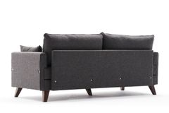 Bella Soft Slaapbank, Antraciet