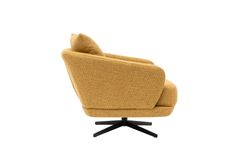 Natur Fauteuil, Mosterd (Kleurkeuze Stof In Showroom)