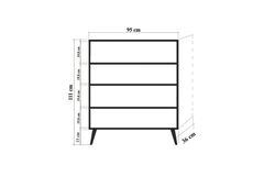 Multicabine Art Kast Houten Poten