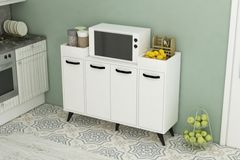 Visar Multifunctionele Kast, Wit