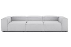 Frid Linnen 3-Zitsbank, Lichtgrijs