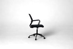 Mesh Bureaustoel met Metalen Poten, Zwart