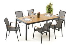 Daisy Tuinset, 6 Zits, Antraciet