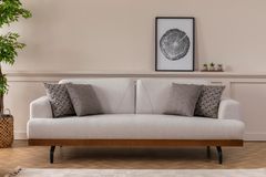 Marsilia 3-Zitsbank, Creme