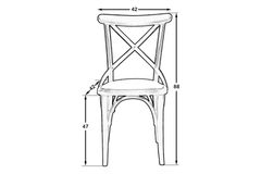 Thonet Stoel, Zwart