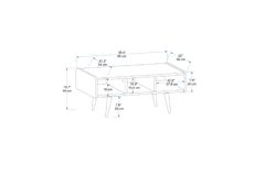 Arnetti Line Salontafel, Zwart