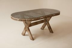 Pirus Rattan Tuinset, 6 Zits, Beige
