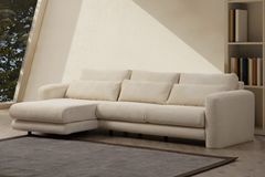 Lilly Hoekbank Links met Lont, Wit