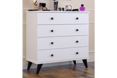 Norikura Ladekast met 4 Lades, Wit