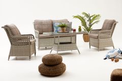Venezia Outdoor Sofa Set, Cream