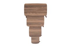 Luci Zettafels, 4 Stuks, Walnoot