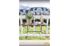 Bino Opklapbare Tuintafel, Kleurrijk