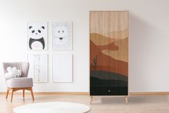 City Desert Kledingkast met 2 Deuren