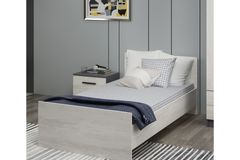 Tideway Single Bed, 90 x 190 cm, Vintage White