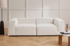 Frid Linnen 2-Zitsbank, Wit