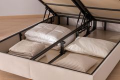 Luna Arche Boxspring Set, 160x200 cm, Creme