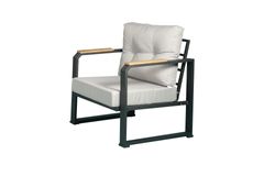 Merit Zwart Tuinbank, Grijs