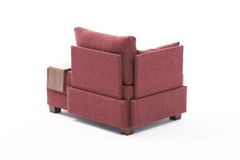 Fly Fauteuil, Links, Bordeauxrood
