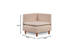 Pafu Hoekmodule, Creme
