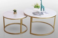 Vita Coffee Table Set, White