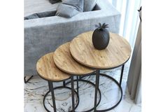 Tubihome Bijzettafelset, Rond