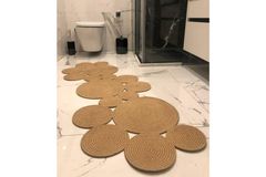 Milda Cesar Rond Jute Tapijt, 80x180 cm