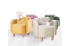 Voile Kinderfauteuil, Creme