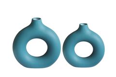 Ring Vazen Set, 2-delig, Turkoois