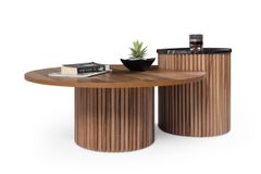 Moon Coffee Table, Walnut