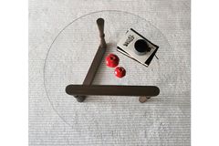 Neostyle Ronde Salontafel, Walnoot