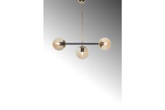 Honey Optical 3-Light Glass Chandelier