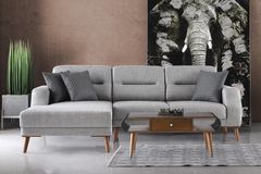 Anka Hoekbank Links, 250x170 cm, Lichtgrijs