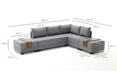 Fly Hoekbank Rechts, Creme