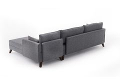 Bella Soft Hoekbank Links, Grijs
