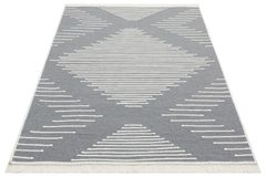 Togi Dubbelzijdige Kelim, 120x180 cm, Grijs, 15