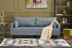 Bella Soft Slaapbank, Blauw