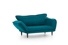Futon Vino 2-Zitsbank, Groenblauw