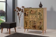 Madame Multifunctionele Kast met Houten Poten