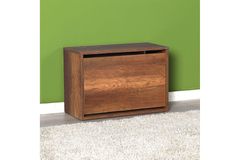 Adore New Step Shoe Storage Bench, Walnut