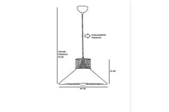 Quentin Rattan Hanglamp