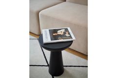 Tucas Home Mushroom Bijzettafel, 40 cm, Zwart